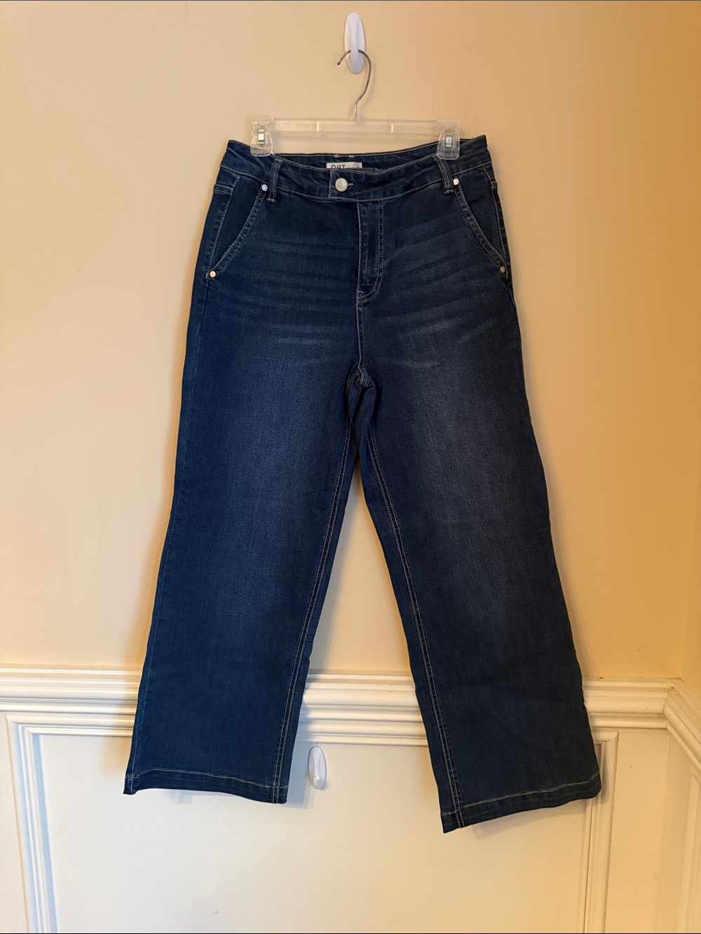 Oat New York‎ Dark Wash Blue Wide-Leg Jeans Size 6/28